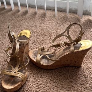 Michael Kors cork bottom espadrilles